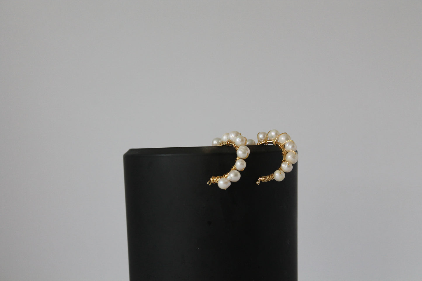 Pearl Gold Hoop