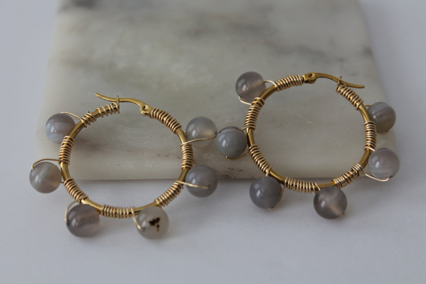 Piedra Natural Hoops