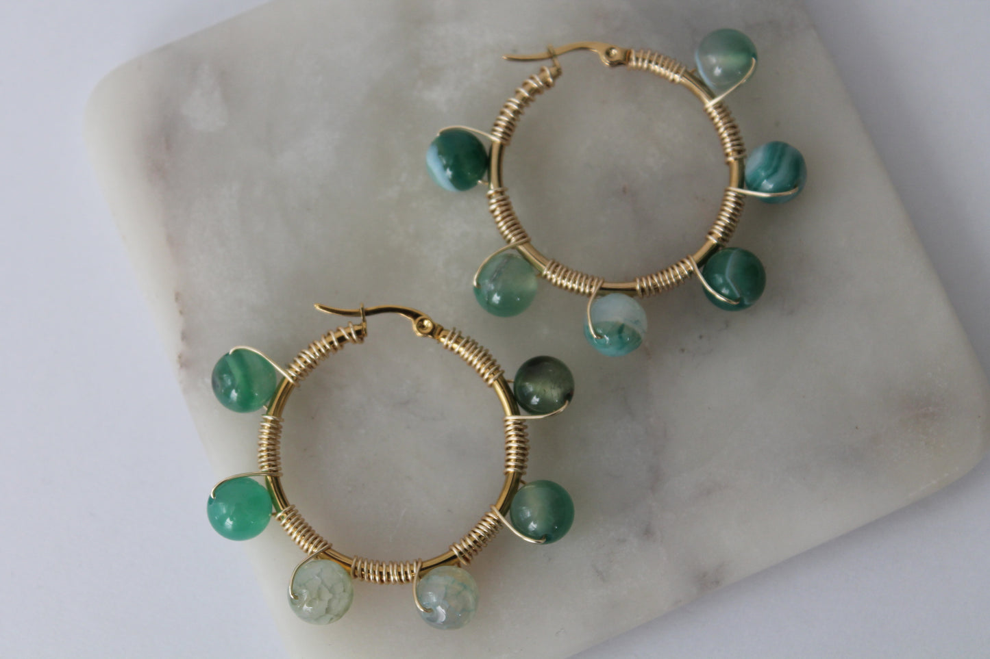 Piedra Natural Hoops